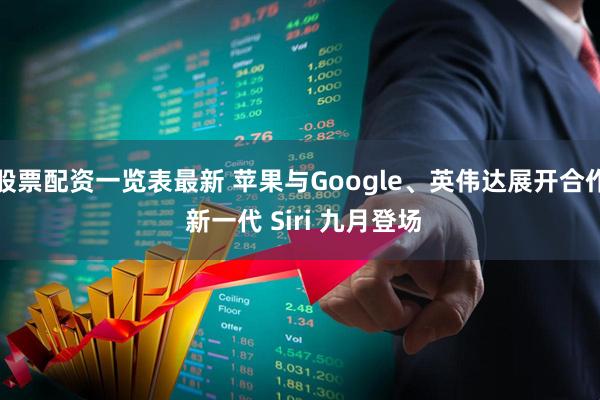 股票配资一览表最新 苹果与Google、英伟达展开合作 新一代 Siri 九月登场